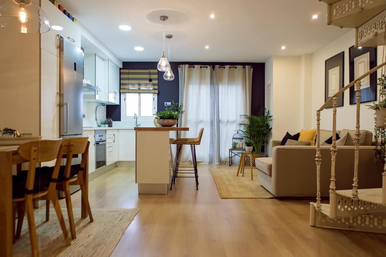 Апартаменты Sol Y Malaga - Designer Duplex Con Terraza Y Parking Экстерьер фото